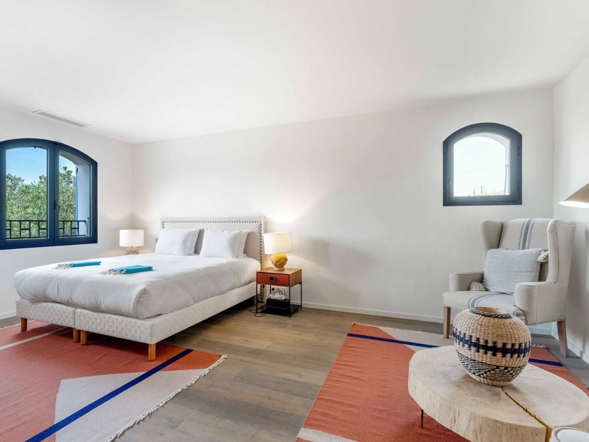 Bedroom at Villa Les Palmiers in Cote D'Azur