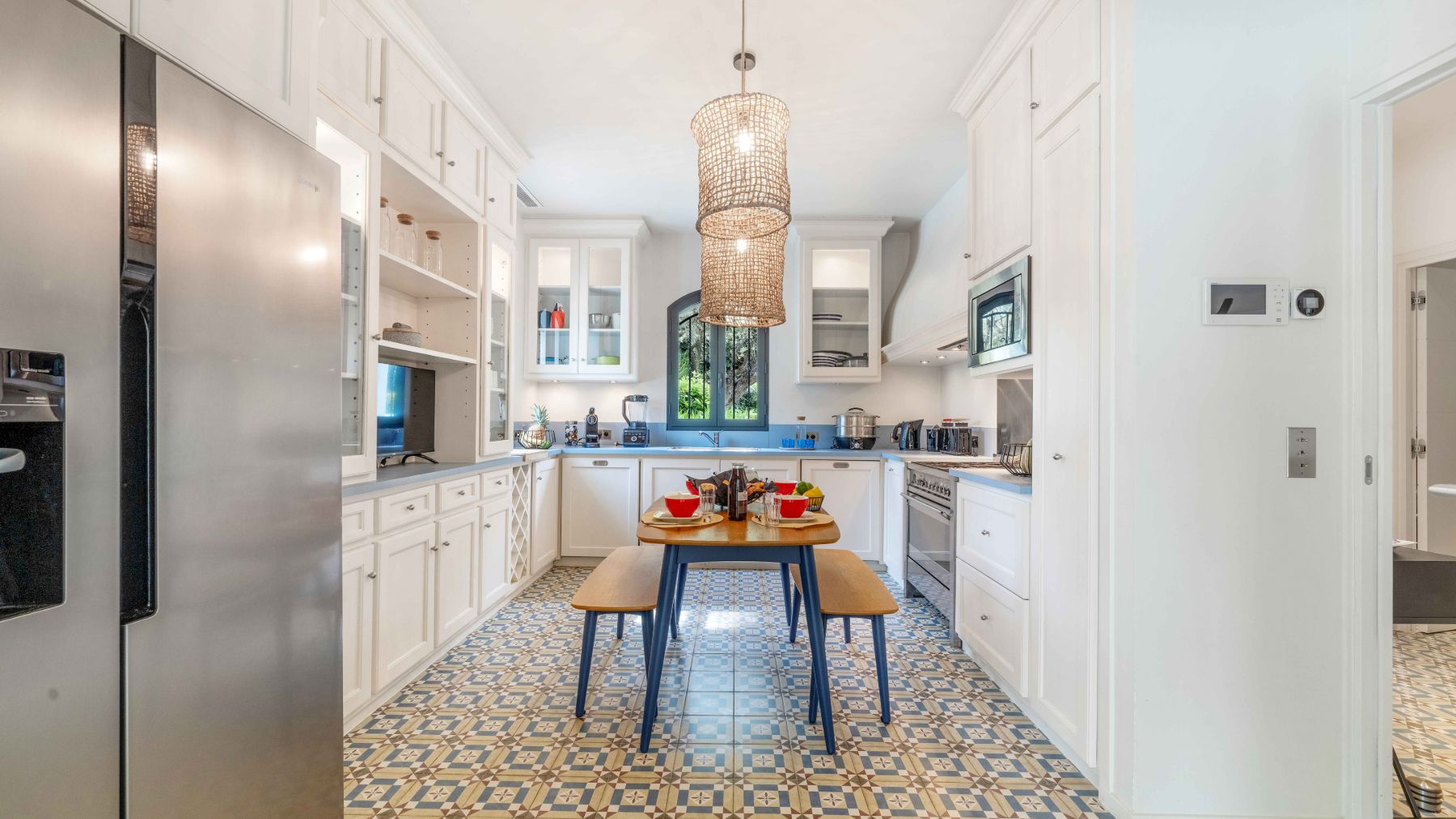 Kitchen at Villa Les Palmiers in Cote D'Azur