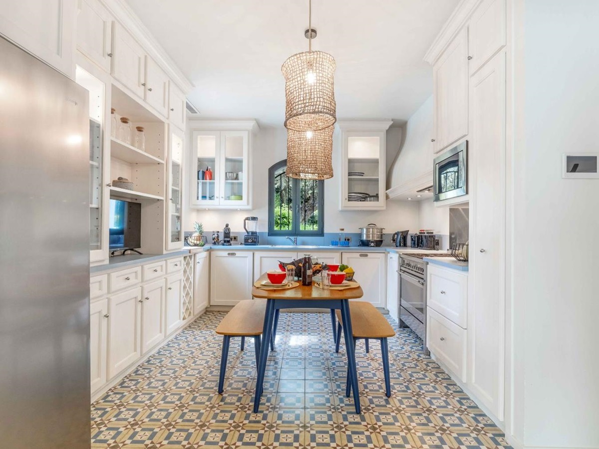 Kitchen at Villa Les Palmiers in Cote D'Azur