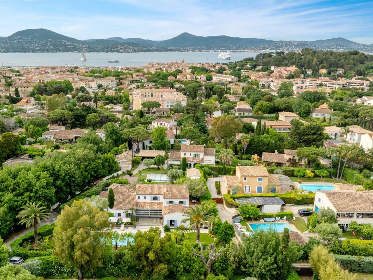 Aerial view of area at Villa Les Palmiers in Cote D'Azur