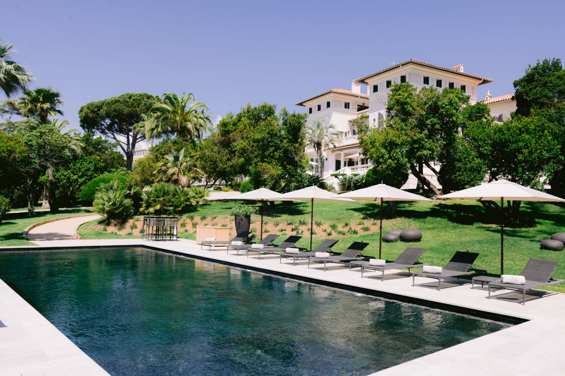 Pool View at Villa Letitia in the Cote d'Azur