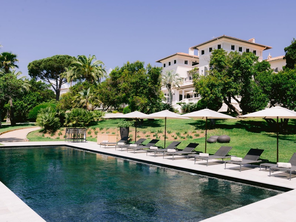 Pool View at Villa Letitia in the Cote d'Azur