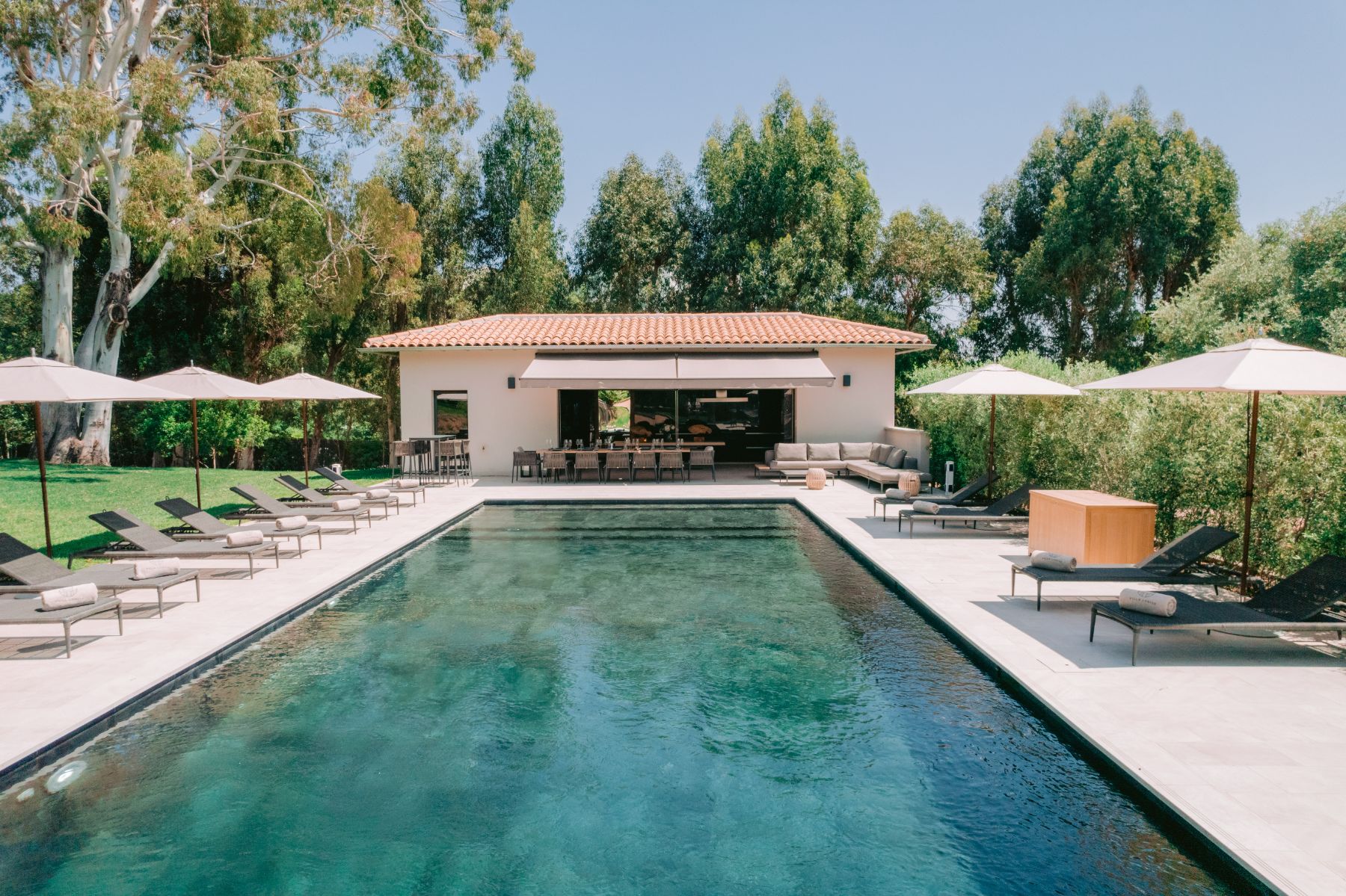 Pool at Villa Letitia in the Cote d'Azur