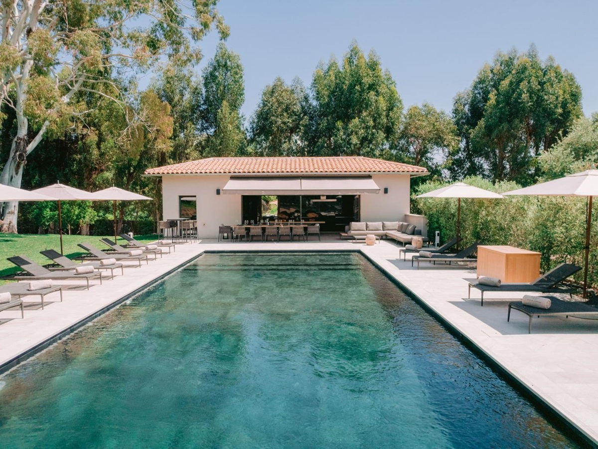 Pool at Villa Letitia in the Cote d'Azur