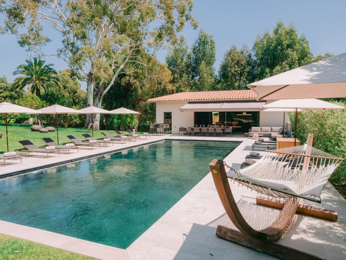 Poolside at Villa Letitia in the Cote d'Azur