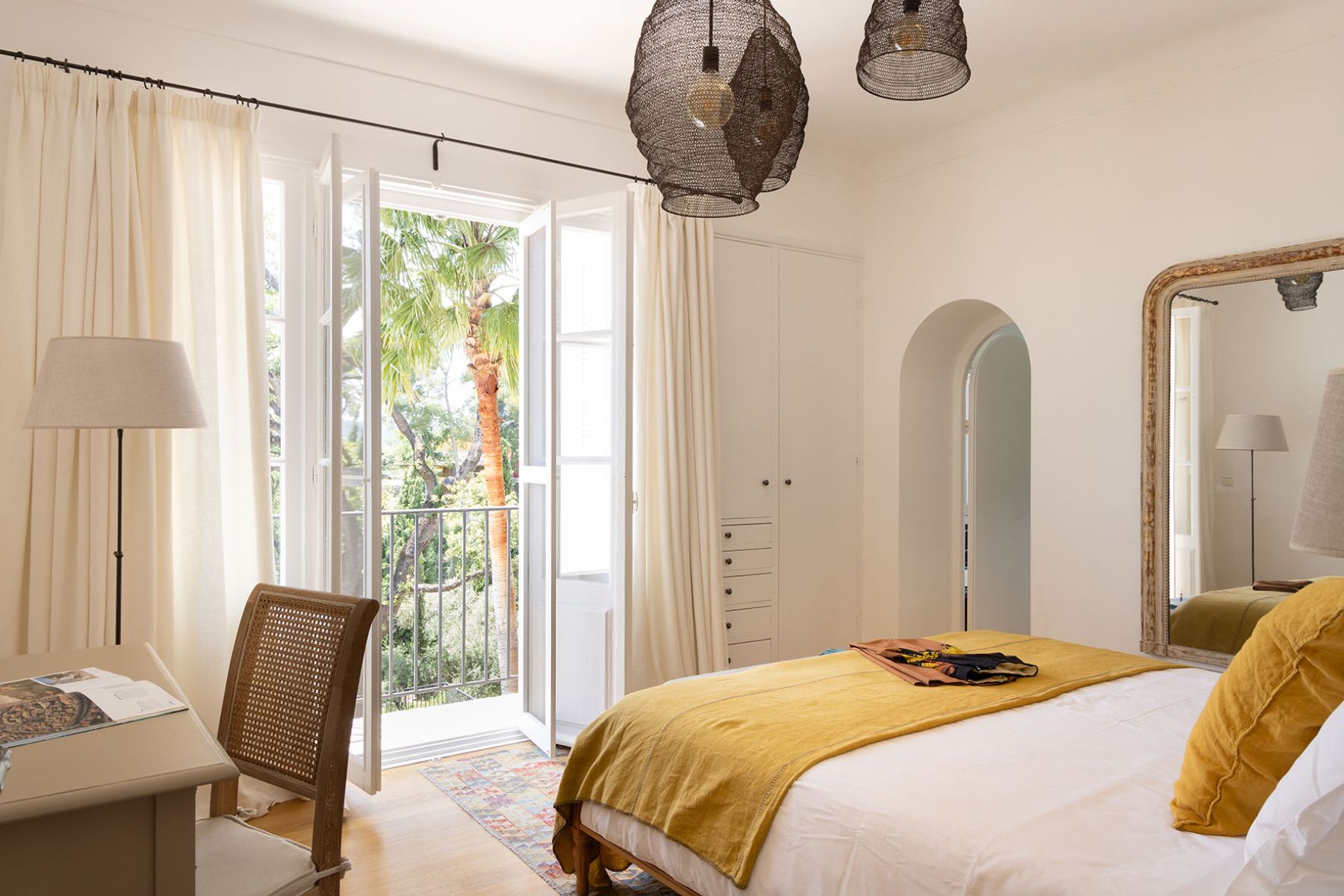 Bedroom at Villa Malvan in Cote d'Azur, France