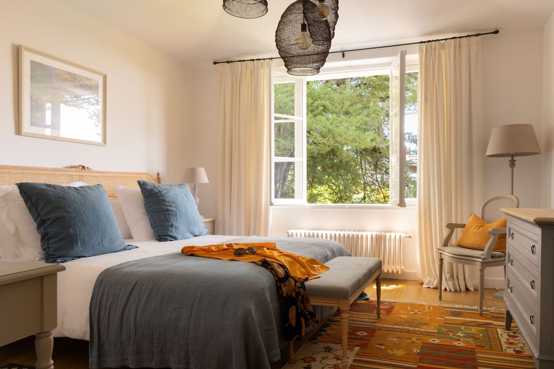 Bedroom at Villa Malvan in Cote d'Azur, France