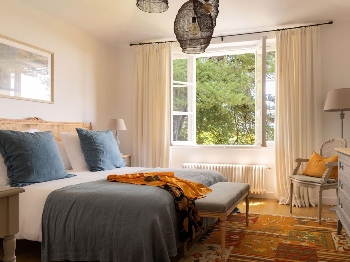 Bedroom at Villa Malvan in Cote d'Azur, France