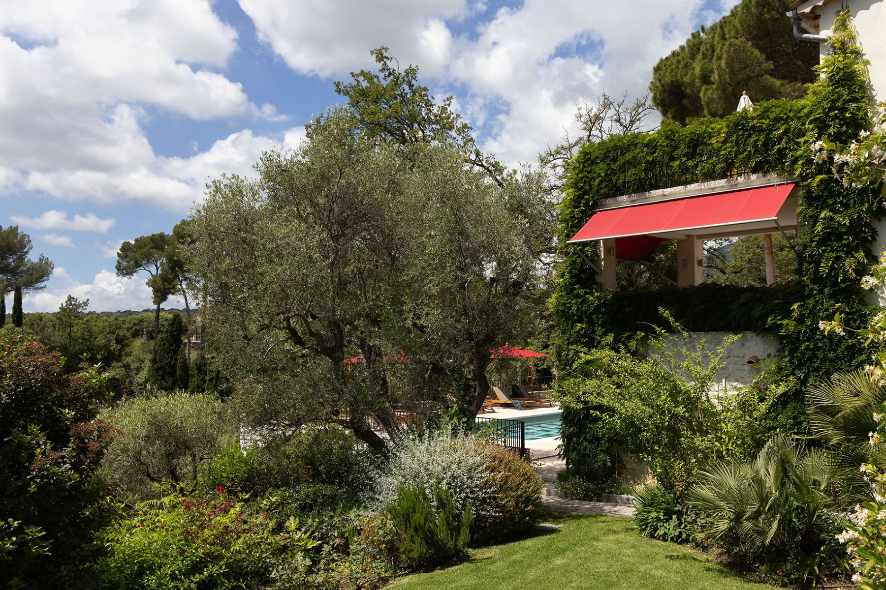 Garden at Villa Malvan in Cote d'Azur, France