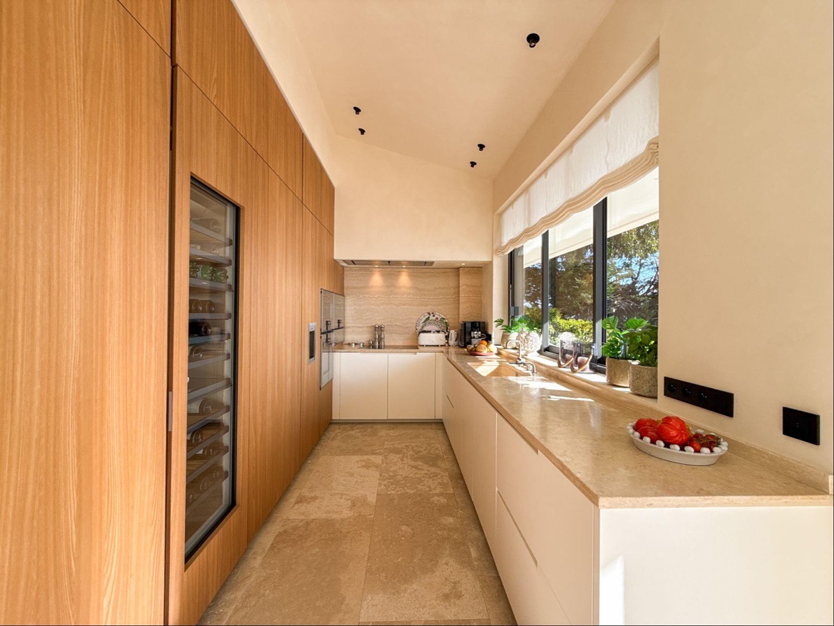 Kitchen at Villa Mathilde in Cote d'Azur