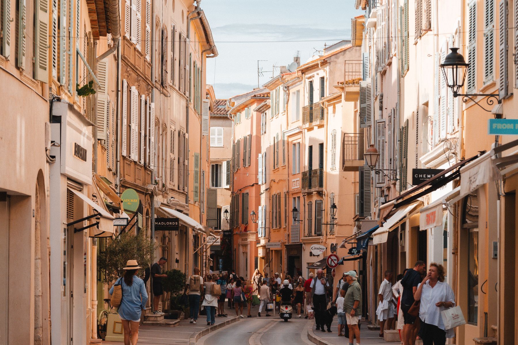 Town at Villa Napoleon in Sainte Maxime, Cote d'Azur