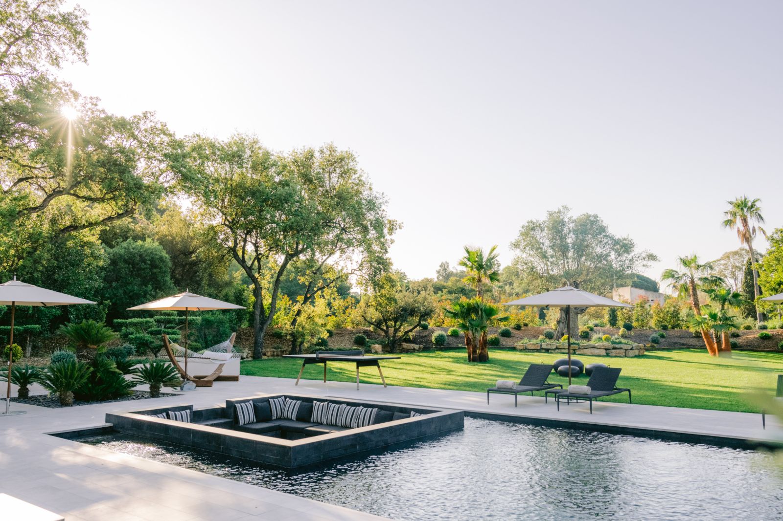 Pool at Villa Riva in the Cote d'Azur