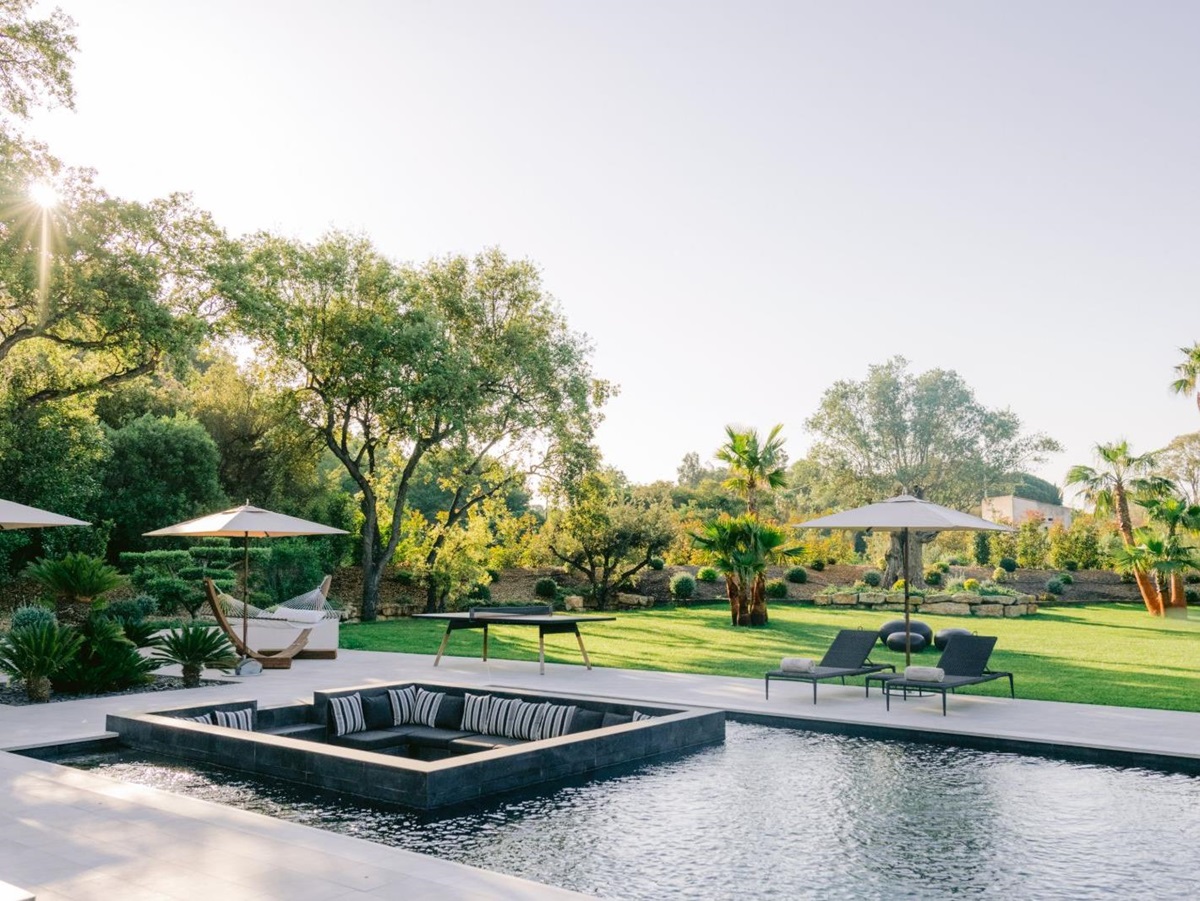 Pool at Villa Riva in the Cote d'Azur