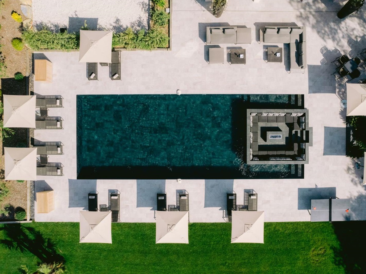 Swimming Pool at Villa Riva in the Cote d'Azur