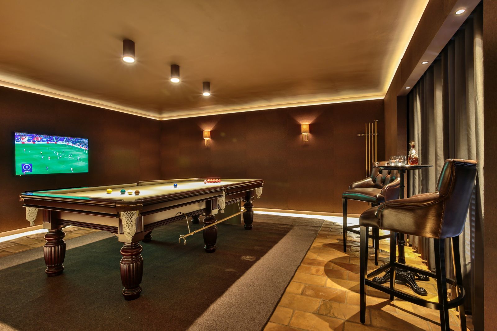 Games Room at Villa Sassari