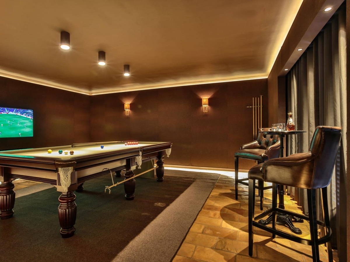 Games Room at Villa Sassari
