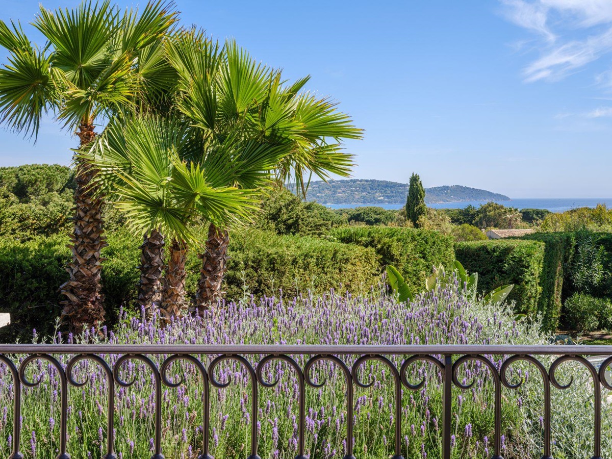 View from Villa Sassari in Cote d'Azur