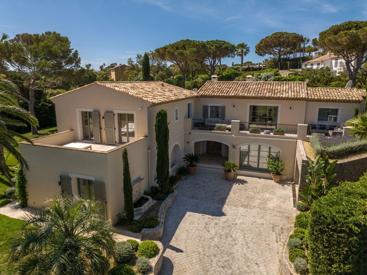 Villa Sassari aerial view of villa