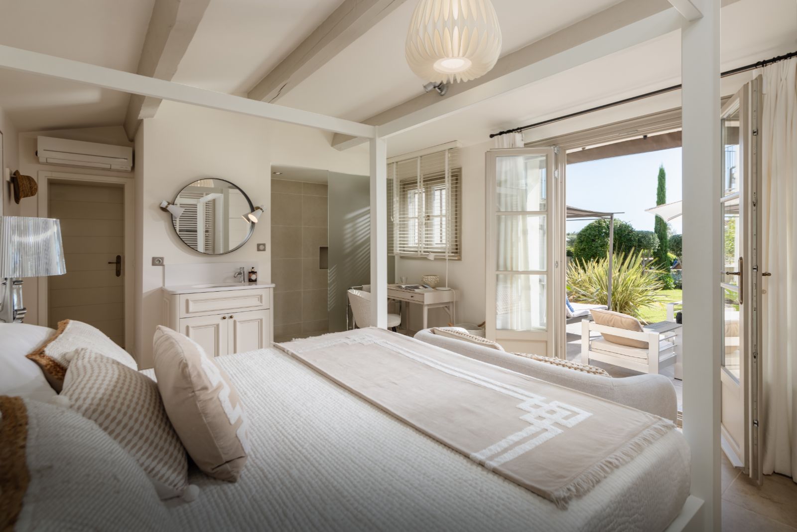 Bedroom One at Villa Zamora in the Cote d'Azur