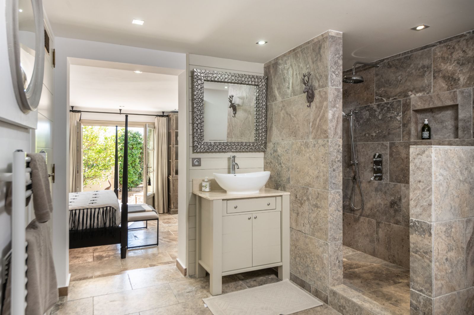 Bedroom Two En-suite at Villa Zamora in the Cote d'Azur