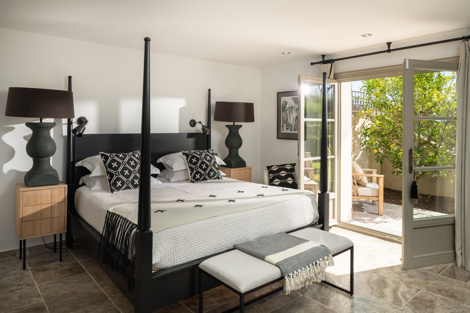 Bedroom Two at Villa Zamora in the Cote d'Azur