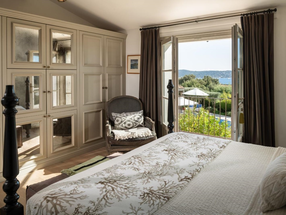 Bedroom Three at Villa Zamora in the Cote d'Azur