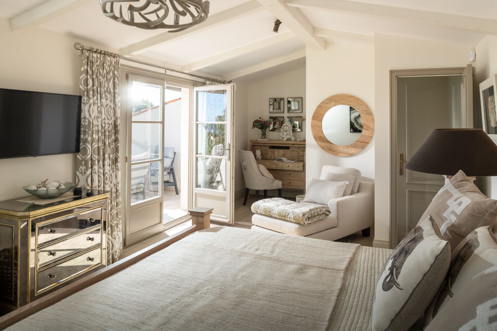 Bedroom Four at Villa Zamora in the Cote d'Azur