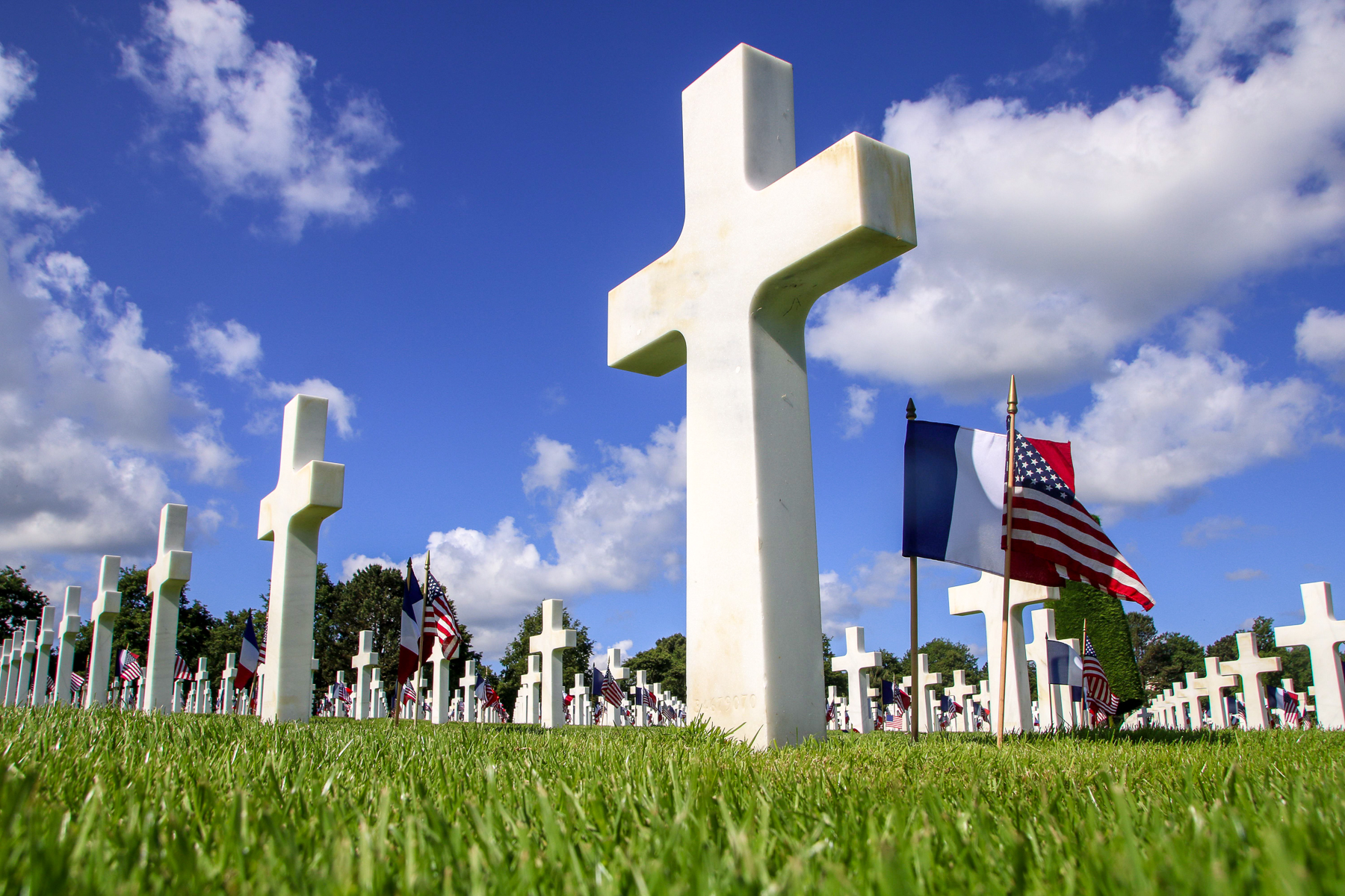 An American Cemetery in Normandy