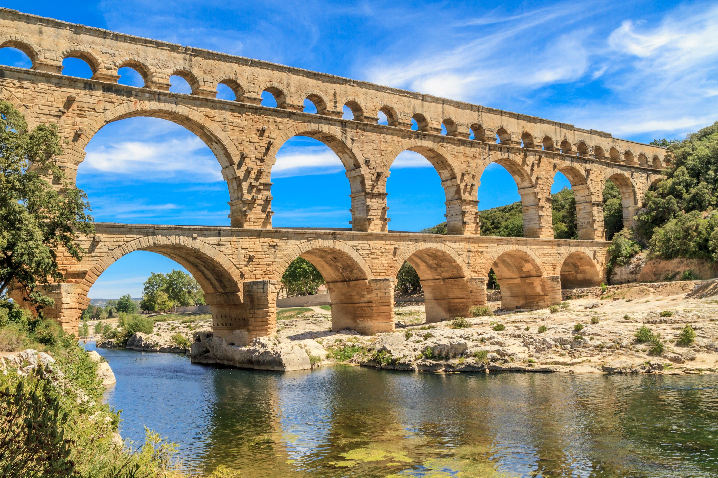 Pont du Gard near Nimes, France