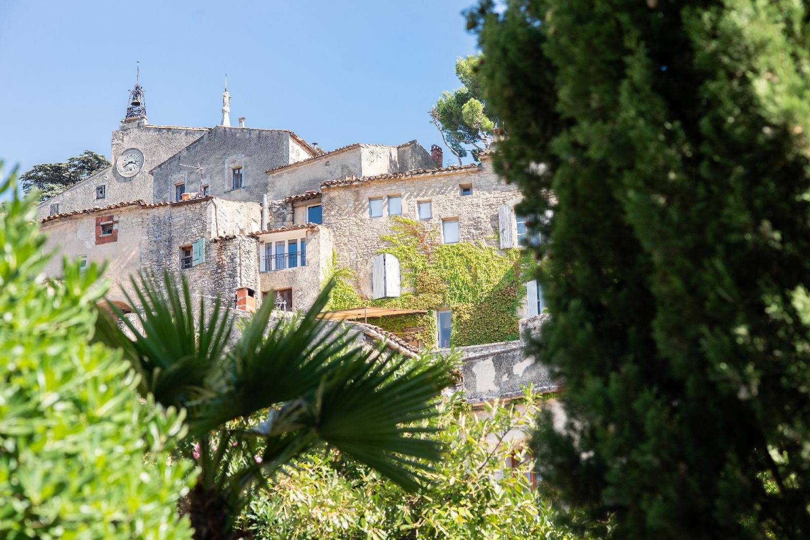 View of surrounding buildings at Bastide d'Aristide in Provence