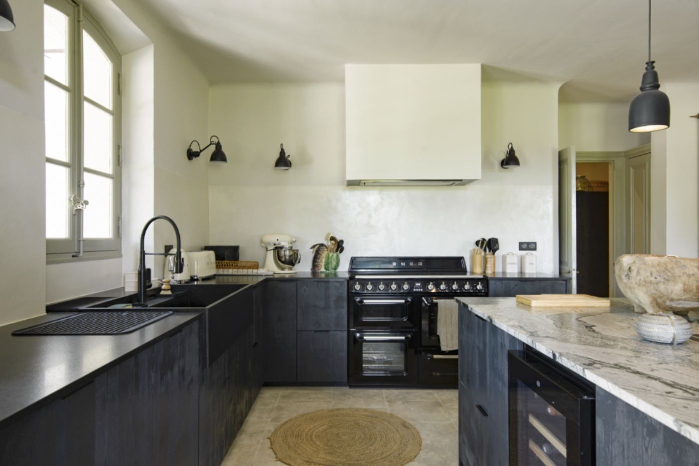 Kitchen at Bastide des Cypres in Provence