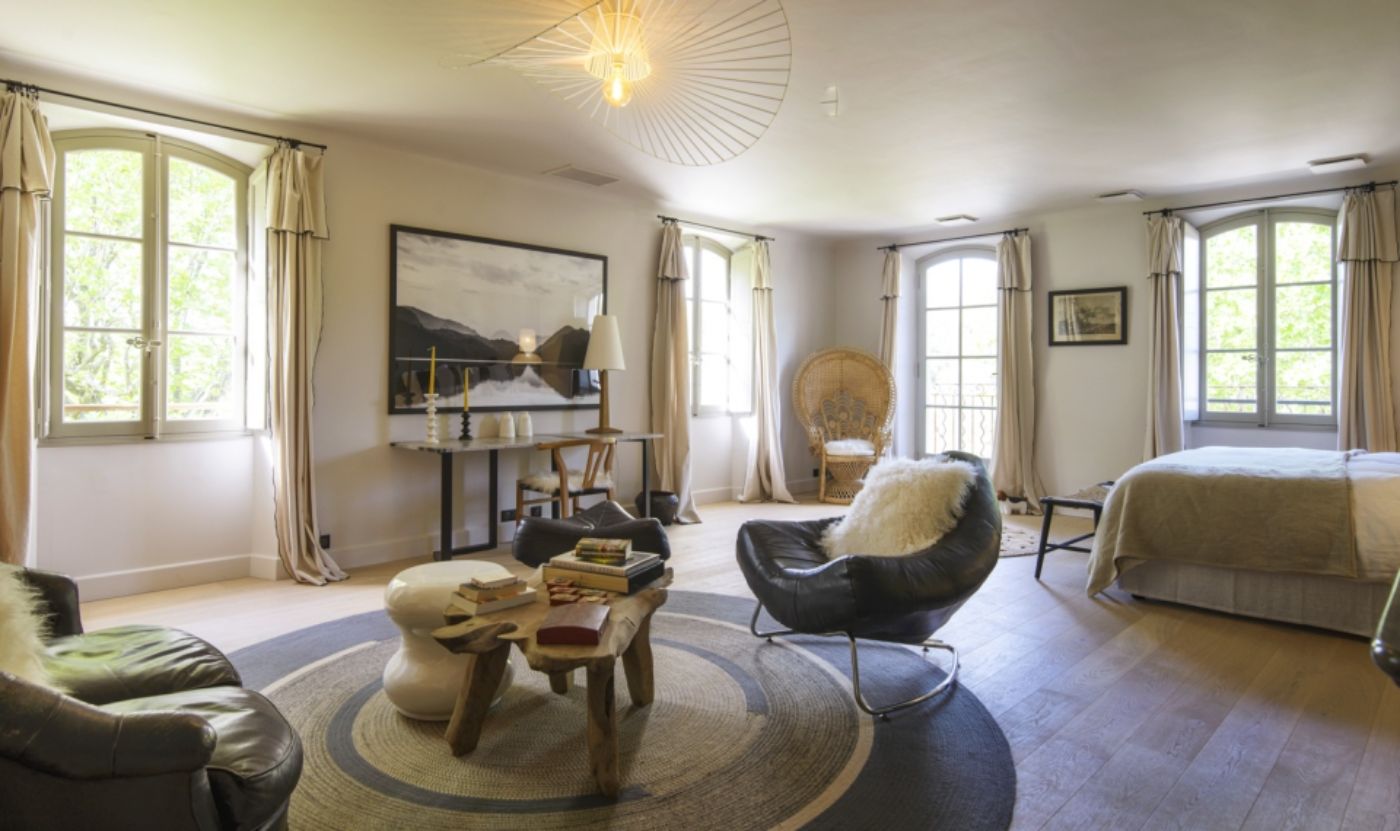 Master Bedroom at Bastide des Cypres in Provence