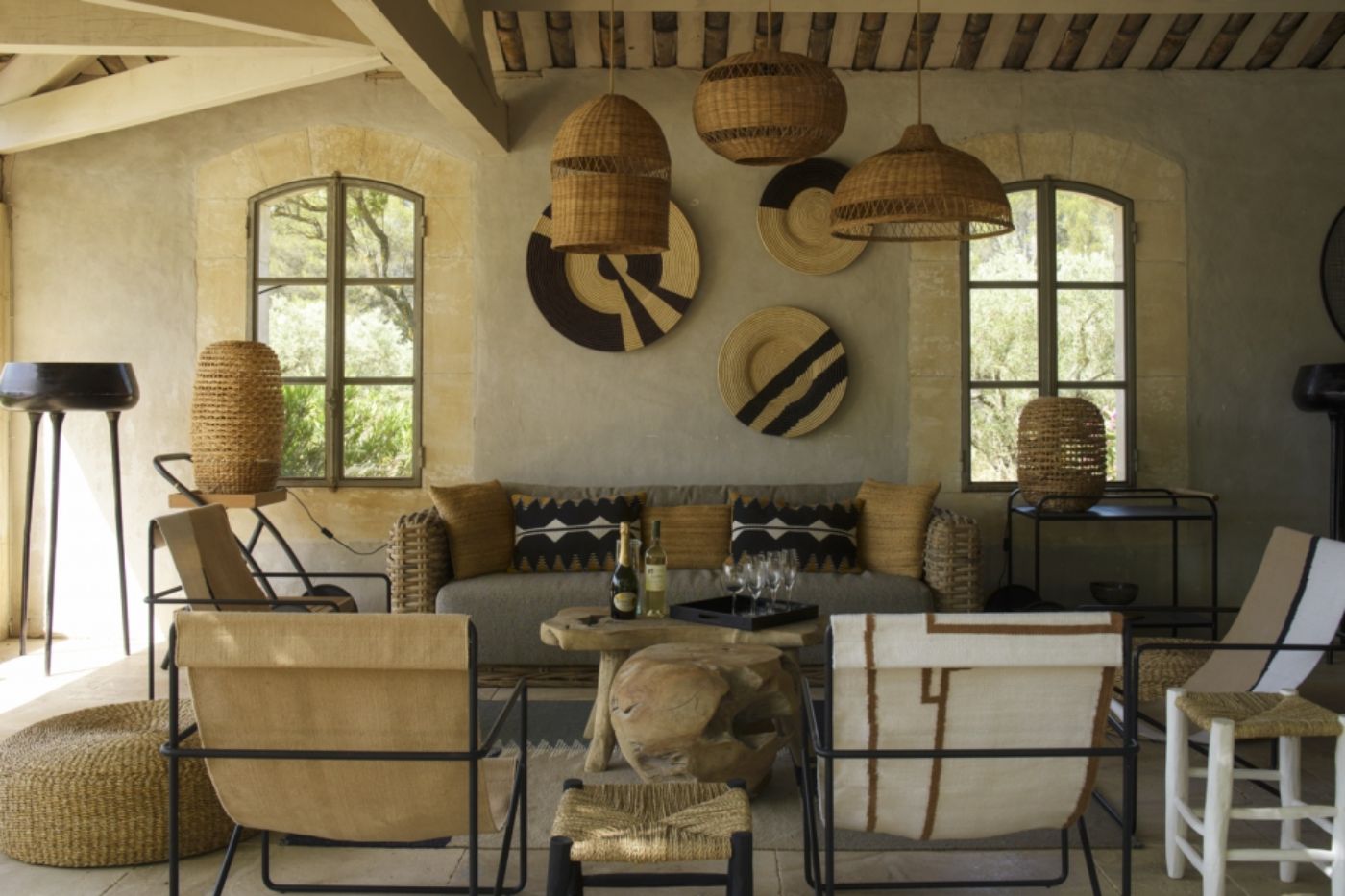 Sitting Room2 at Bastide des Cypres in Provence