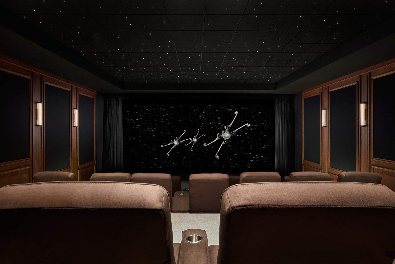 Cinema Room at Chateau Margui, luxury villa in Provence, France