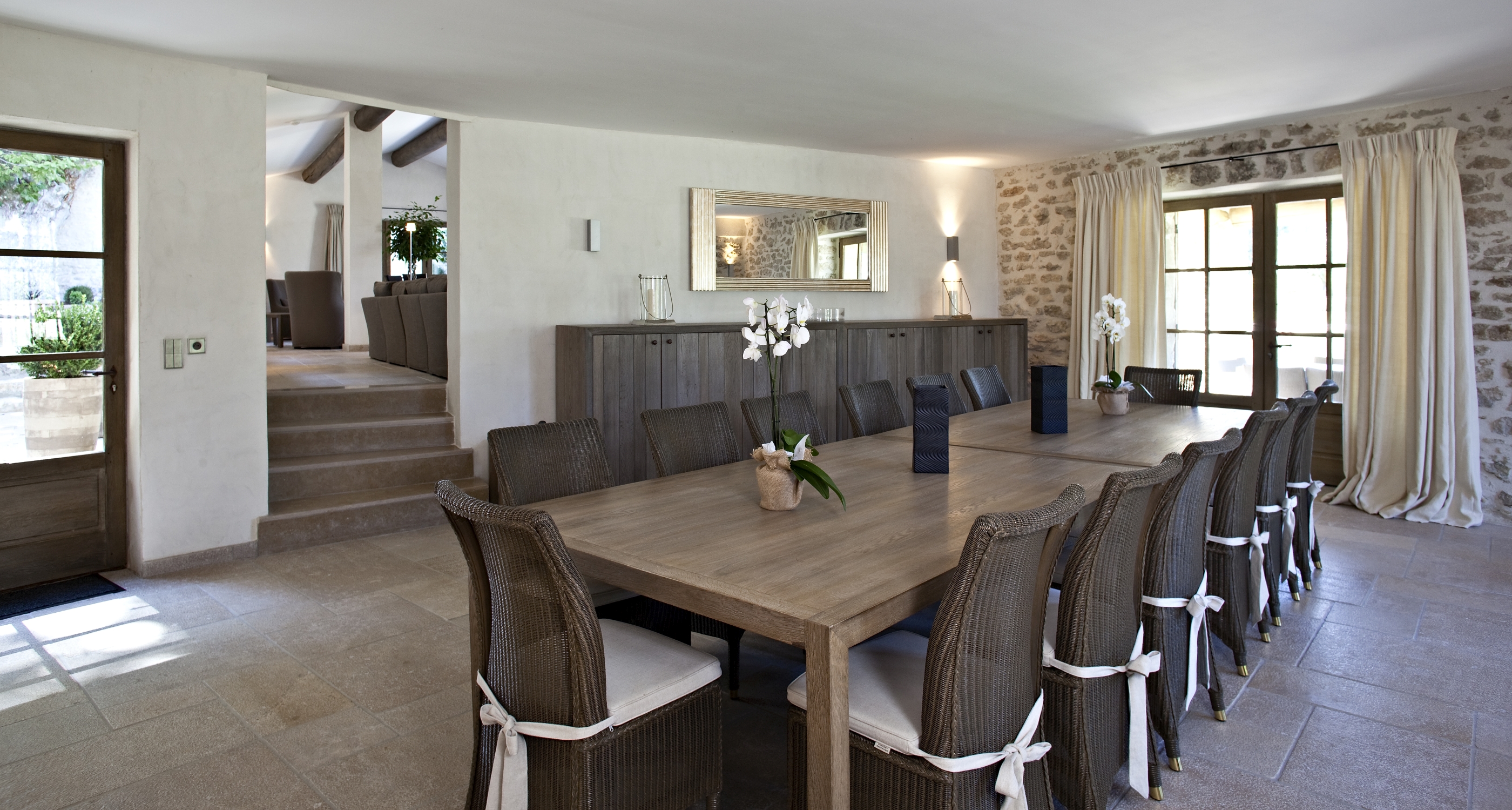 Dining room of Domaine des Baumettes, Provence