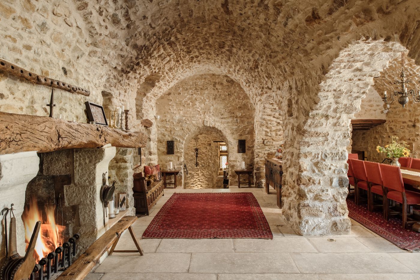 Foyer at Domaine des Coteaux in Provence