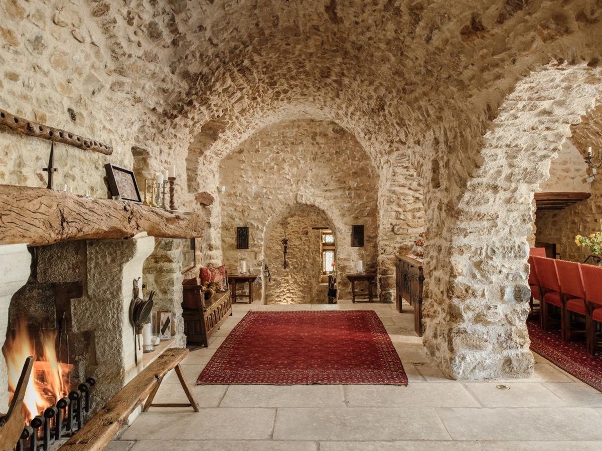 Foyer at Domaine des Coteaux in Provence