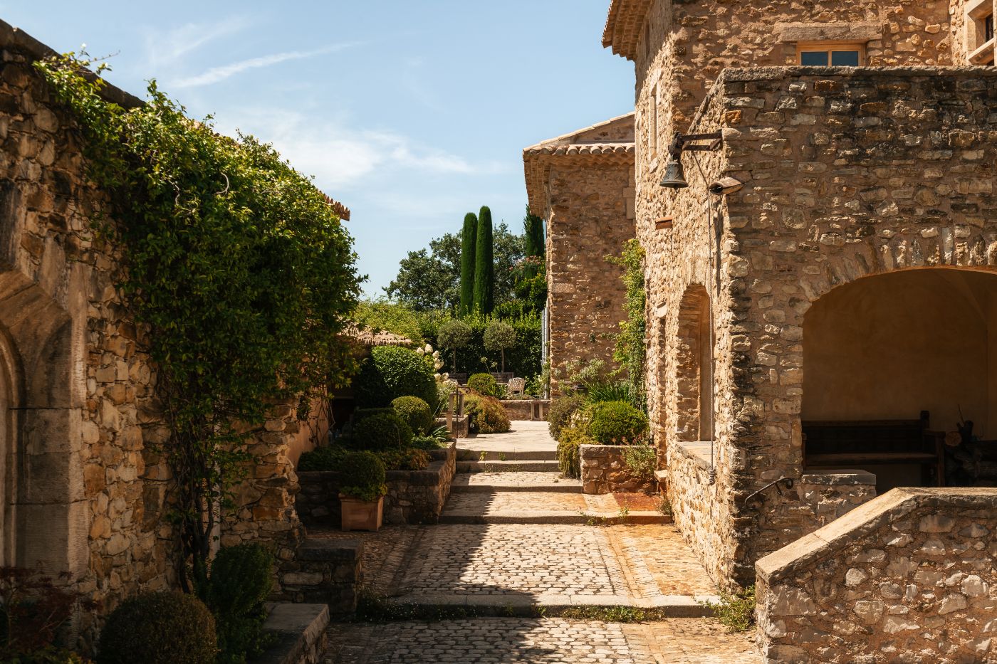 Pathway at Domaine des Coteaux in Provence