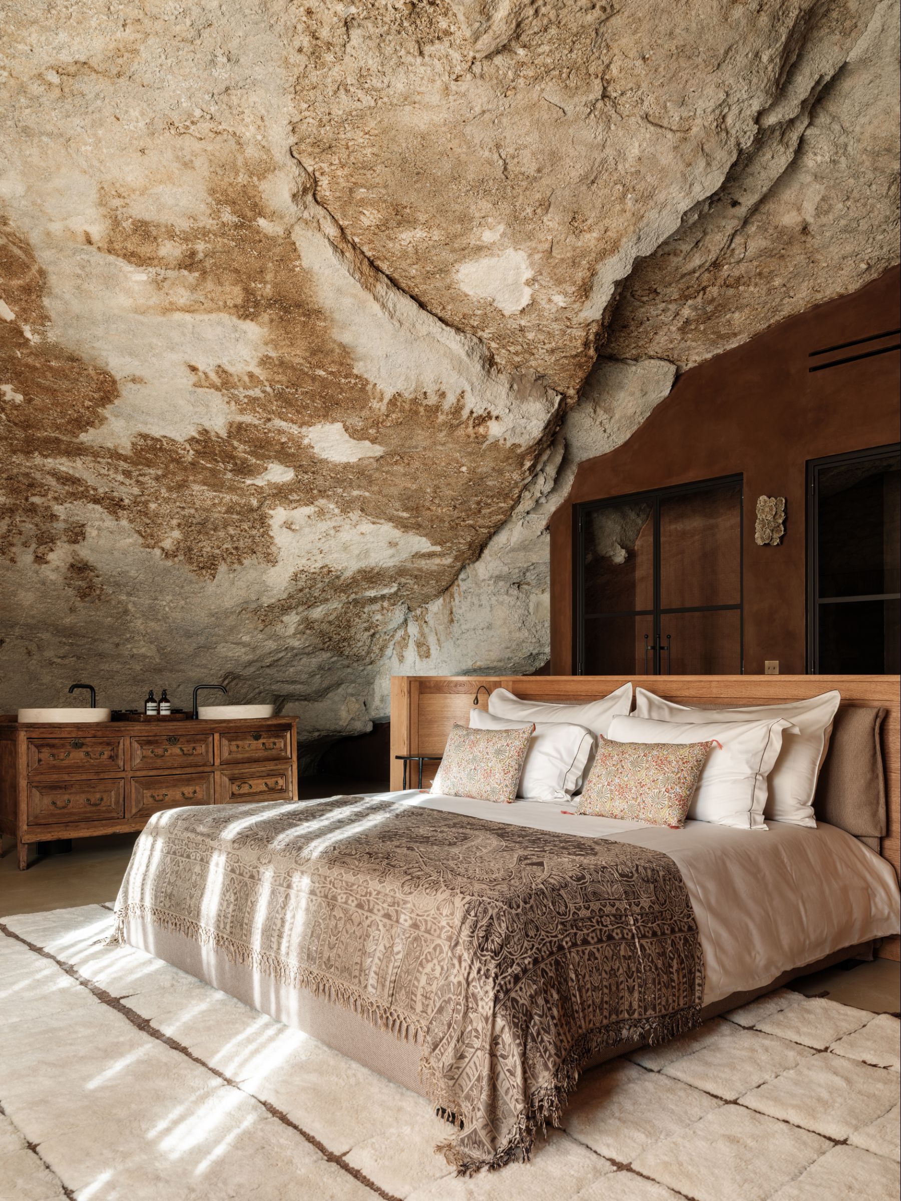 Bedroom One at La Bergerie de Calabrun
