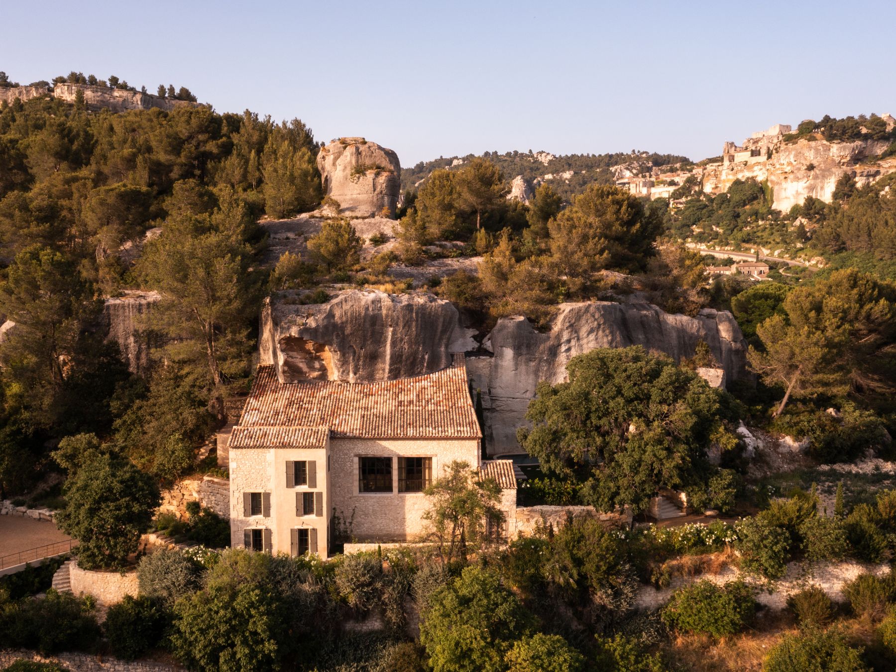 Aerial View of La Bergerie du Calabrun in Provence