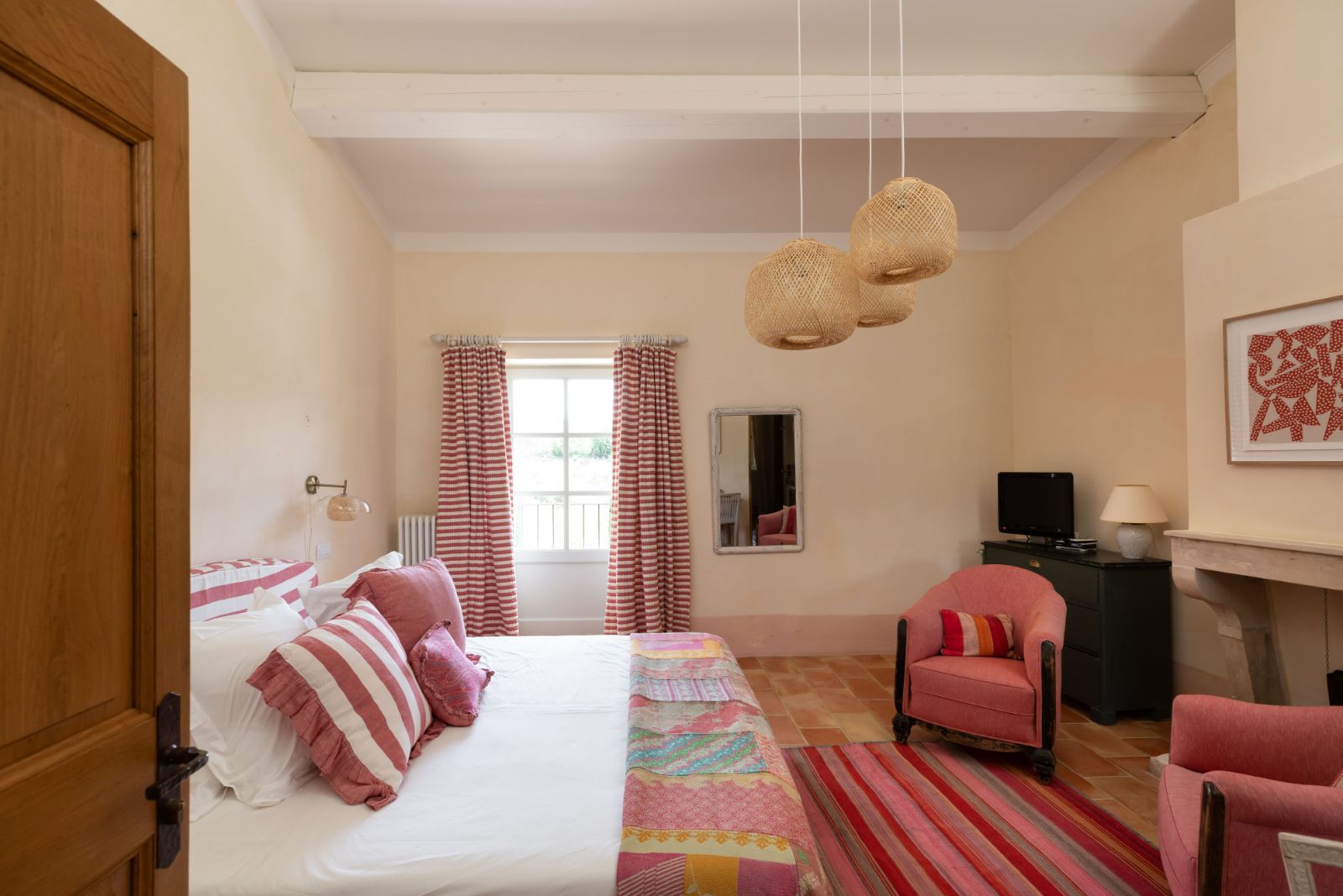 Bedroom Three at La Colline Fleurie in Provence