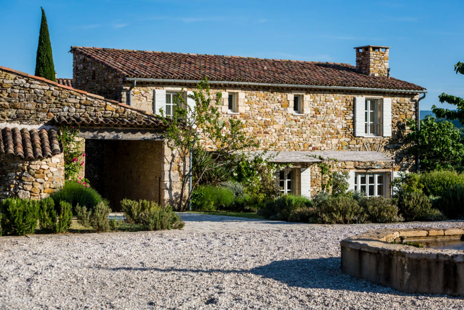 Driveway at La Colline Fleurie in Provence