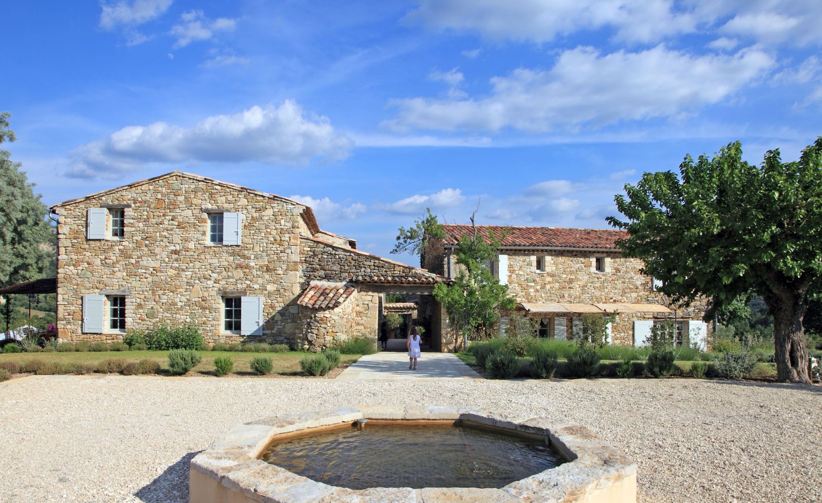 Exterior of La Colline Fleurie in Provence