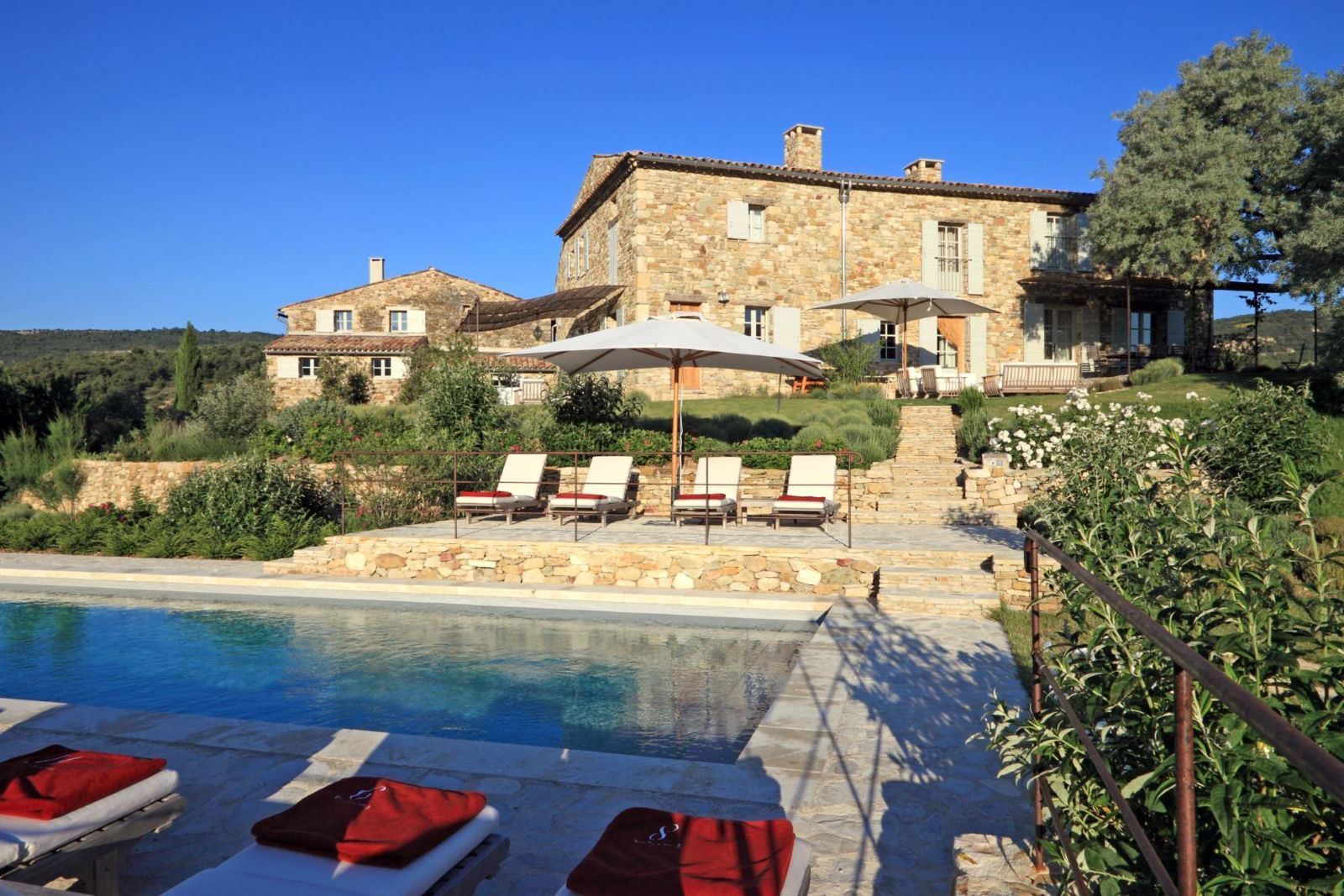 Exterior of La Colline Fleurie in Provence