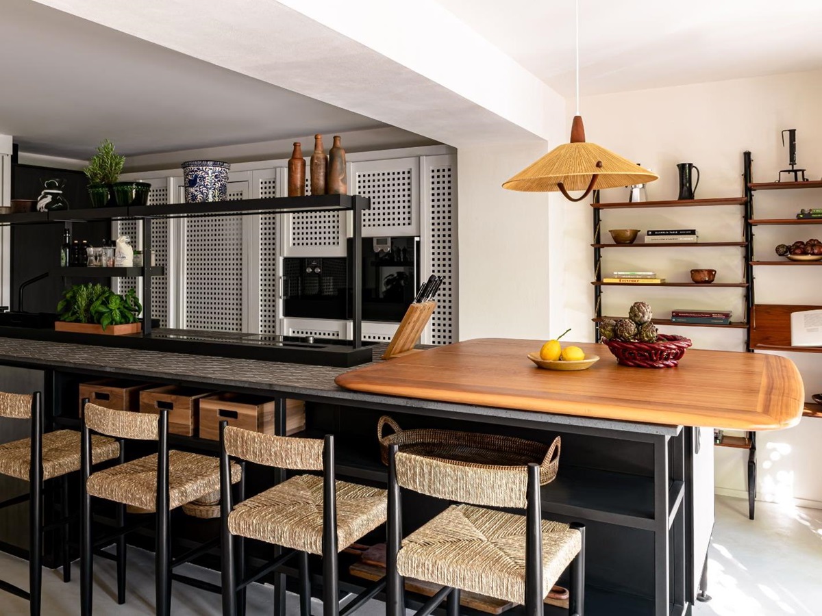 Kitchen at La Maison du Rocher in Provence
