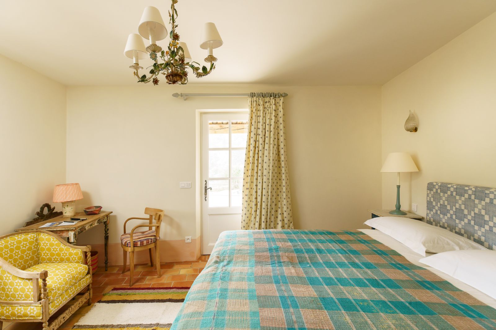 Bedroom 1 at La Maison Oppedette in Provence