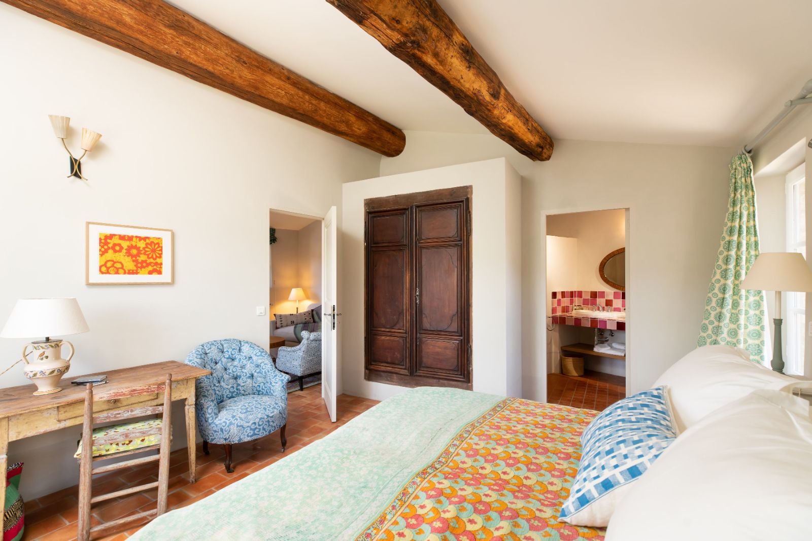 Bedroom Three at La Maison Oppedette in Provence