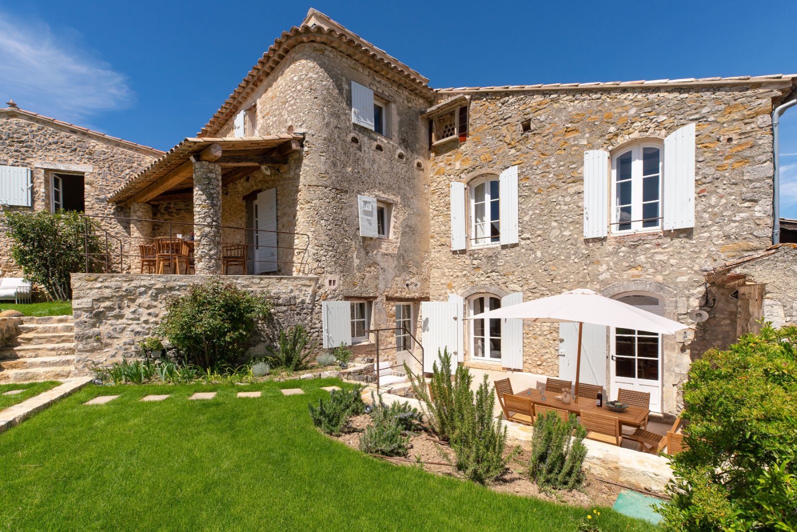 Front Exterior of La Maison Oppedette in Provence 