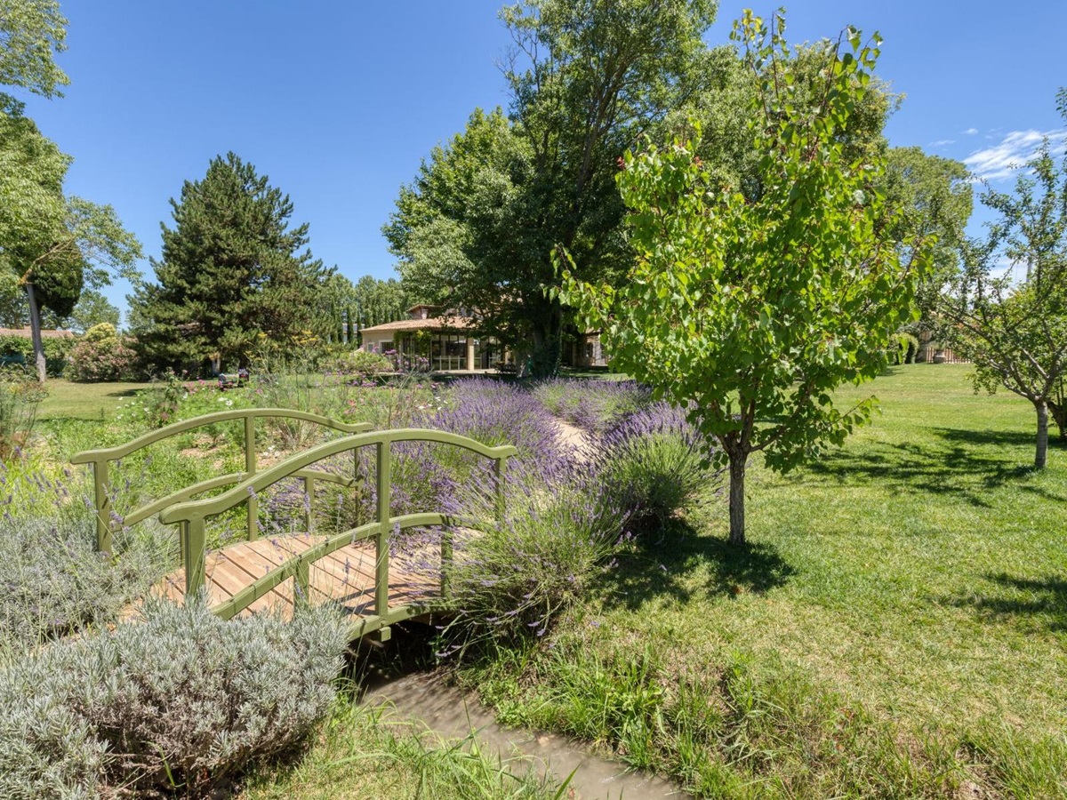 Gardens at La Roulotte in Provence
