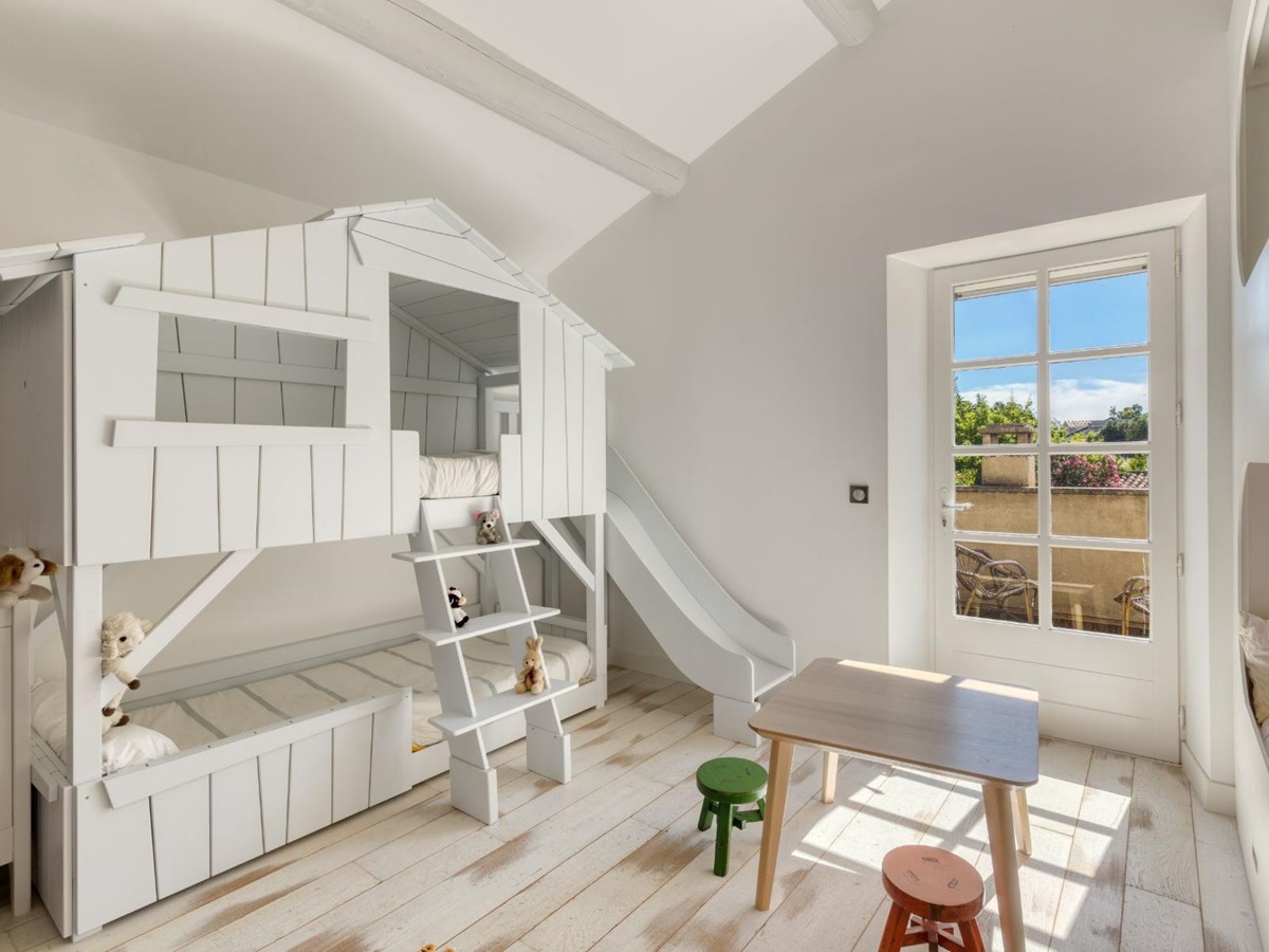 Children's Bedroom at La Roulotte in Provence